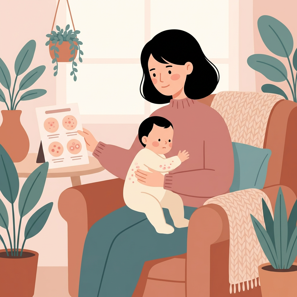 아기 두드러기, 집에서 하는 대처법과 병원 기준