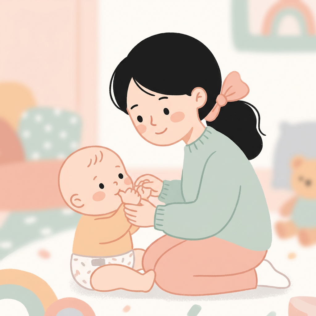 100일 아기 손가락 빨기, 멈춰야 하나요?