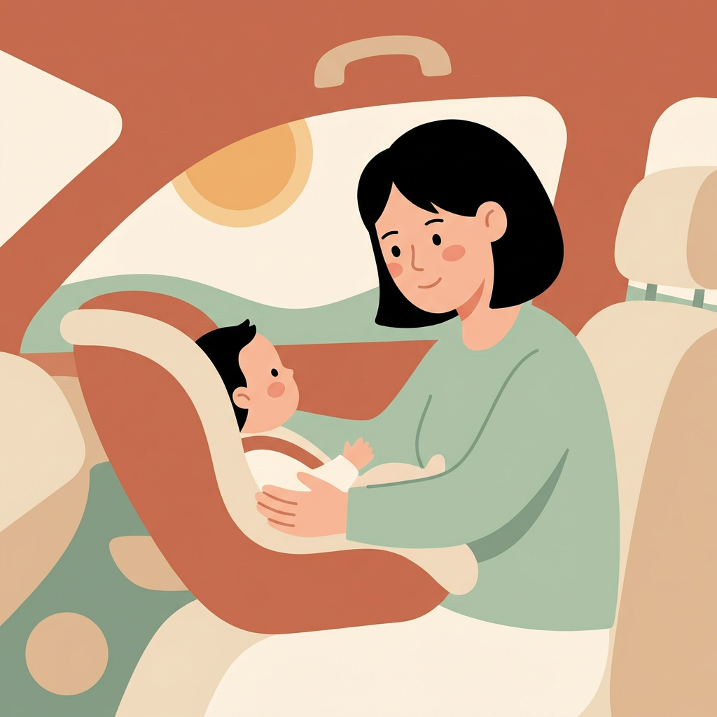 아기 카시트 거부, 100일 아기 달래는 대처법