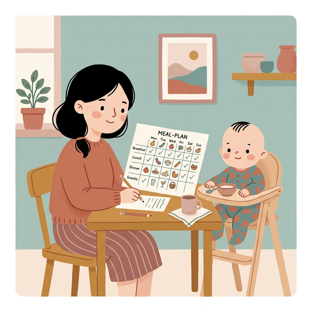 이유식 초기 식단표, 이렇게 짜요