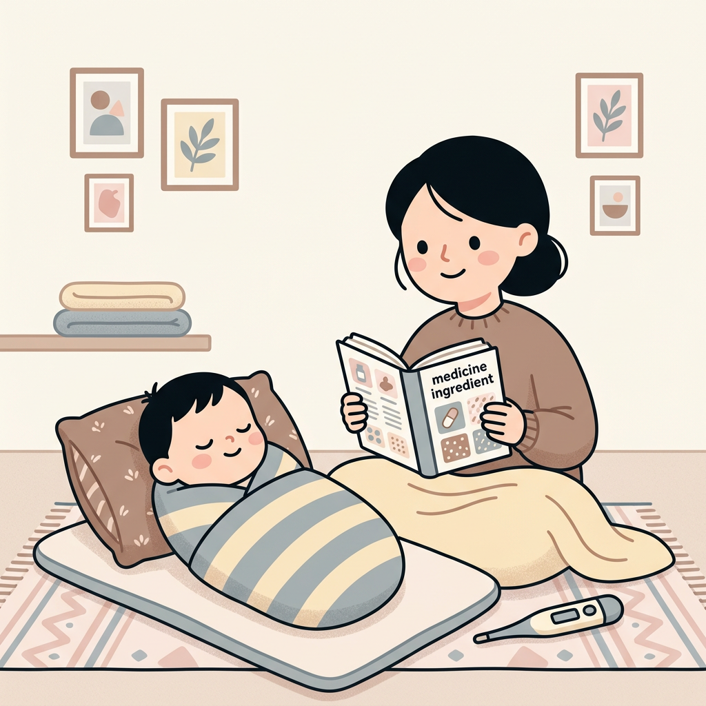 100일 아기 해열제 성분, 이렇게 구분해요