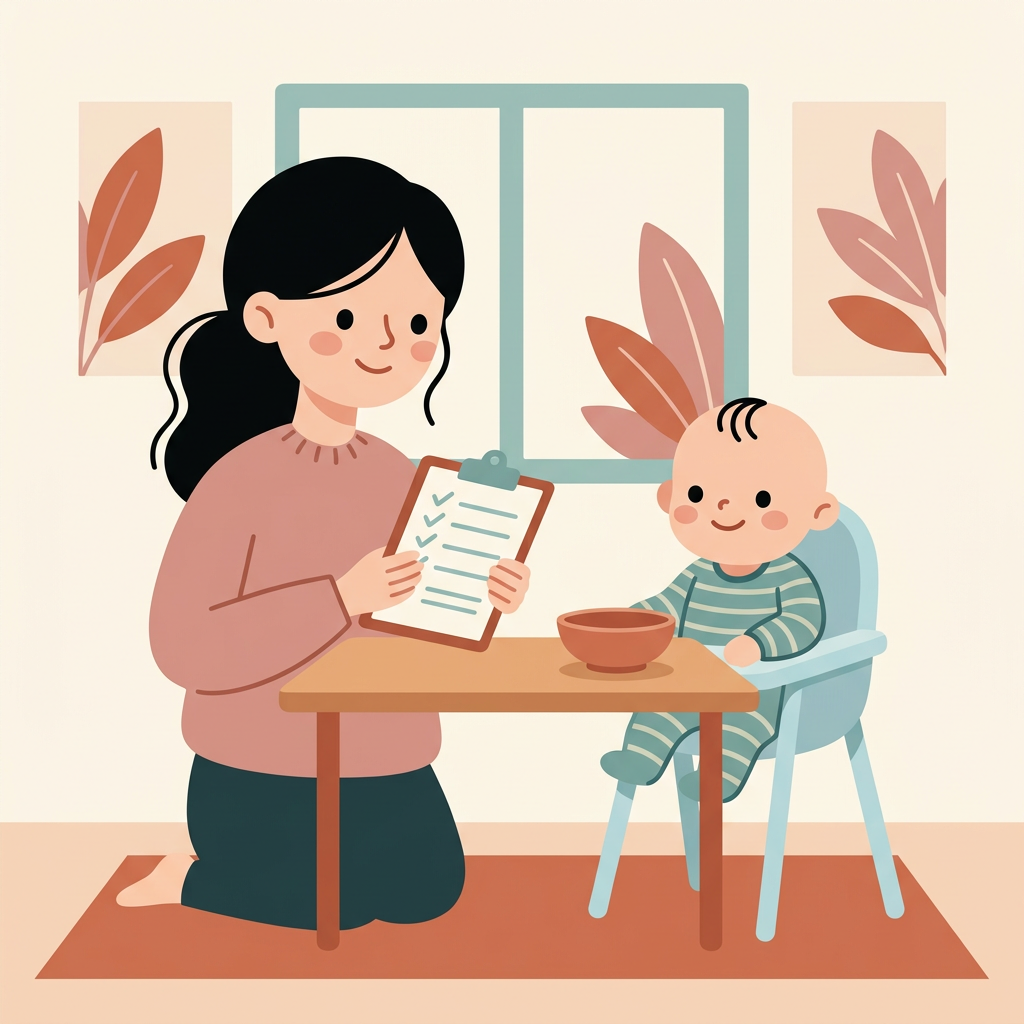 12개월 아기, 새로운 음식 알레르기 확인해요