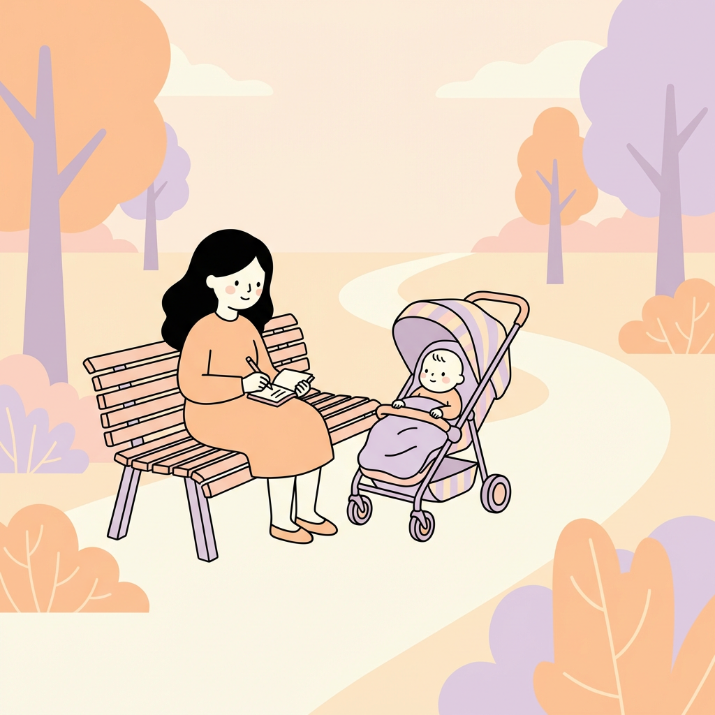 아기 유모차, 100일 산책 실사용 장단점