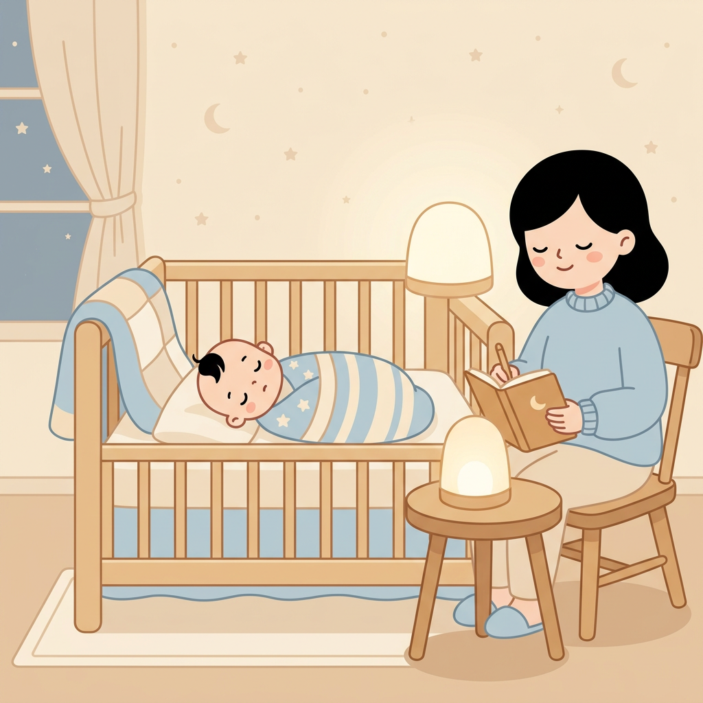 9개월 아기 새벽 깸, 이렇게 줄었어요